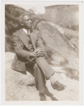 Candid portrait of journalist and writer George S. Schuyler, circa 1930s