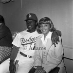 Ethel Bradley and Manny Mota, Los Angeles, 1977