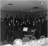 Morehouse College Choir, Martin Luther King, Jr.'s Nobel Peace Prize recognition dinner, National Conference of Christians and Jews, Dinkier Plaza Hotel, Atlanta, Georgia, January 27, 1965