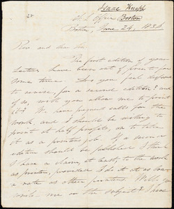 Letter from Isaac Knapp, Boston, to Amos Augustus Phelps, June 24, 1836