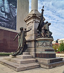 Peoria's Civil War Memorial also known as the Soldiers and Sailors Monument in downtown Peoria, Illinois