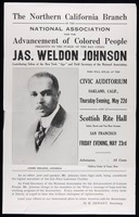 Pamphlets, tickets, brochures and poster relating to JWJ's work with the N.A.A.C.P.