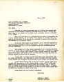 Letter of 1955 May 5