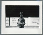 Young boy with baseball glove