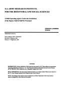 A comparison of two alternative velocity vector cue combinations for the AH-64D integrated helmet and display sight subsystem