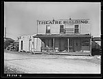 [Untitled photo, possibly related to: Every available building is used for rooming houses in overcrowded Negro section. Homestead, Florida]