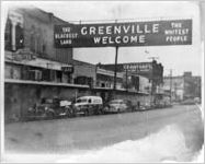 Greenville, Texas, welcome sign