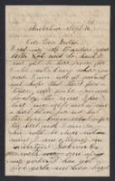 Letter from D.S. Austin to his brother