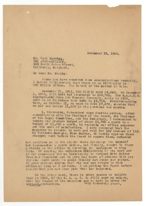 Letter from W. E. B. Du Bois to Carl Murphy