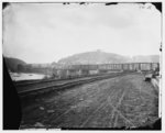 [Harper's Ferry, W. Va. View of the town and railroad bridge]