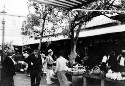 View of a street market