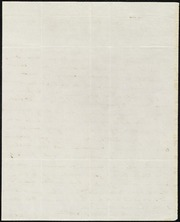 Letter to] Rev. & Dear Sir [manuscript