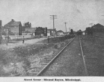 Street scene- Mound Bayou, Mississippi