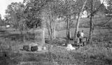 Mary Ann, an African American woman, washing clothes in Wilcox County, Alabama.