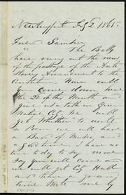 Letter to] Friend Garrison [manuscript