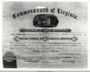 1902 College Degree for Francis M. Cooley