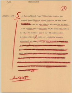 News Script: Desegregation