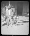 [Uncle Bob Ledbetter, with a group of his 'great-grands' at his granddaughter's home, Mooringsport, Louisiana]