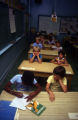 Students sitting in classroom