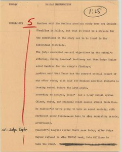 News Script: Dallas desegregation