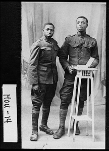 Photograph of two African-American corporals, Perry, Houston County, Georgia, 1918