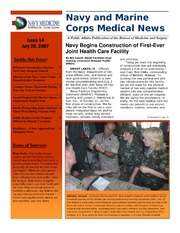 Navy and Marine Corps Medical News Issue 14, July 20, 2007