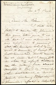 Letter to] Dear Mr. Estlin [manuscript