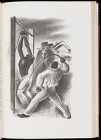Lithograph depicting the lynching of a slave