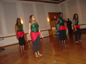 Dance performers during BHM banquet 2006