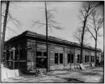 Construction of the pottery building in the Mining Gulch