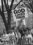 "God Loves Fags" sign