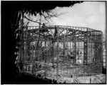 Construction of the cyclorama in the Jerusalem concession