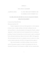 Factors Affecting Historically Black College/University Employee Engagement, 2019