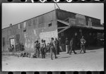 Negro section of town, Saturday afternoon, Belzoni, Mississippi