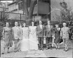 Mr. and Mrs. Robert Smith, wedding photo [acetate film photonegative]