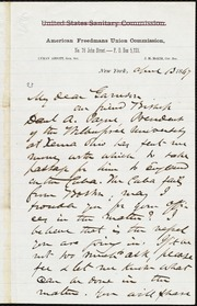 Letter to] My Dear Garrison [manuscript