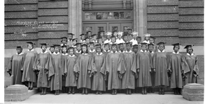 Mid-Year Class of 1937 Cardozo High School, Washington, D.C.] [acetate film photonegative, banquet camera format.