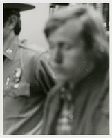 Black student solidarity protest in Wilbur Cross Library