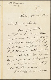 Letter to] My Dear Mr. Garrison [manuscript