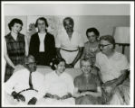 Photograph of group including Rosa Parks, Anne Braden, Carl Braden