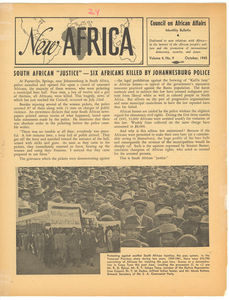 Thumbnail for New Africa volume 4, number 10