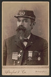 [Civil War veteran John L. Rolshouse of Co. I, 61st Pennsylvania Infantry Regiment, in uniform]