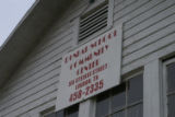 Dunbar Rosenwald School: sign for community center