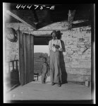 Old Negro farmer and his grandson, near Greensboro, Alabama