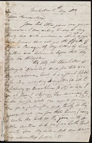 Letter to] Dear Mr. May [manuscript