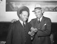 Rentie, Chester; Colored Mayor of Detroit. With: John Woodward, colored mayor of Pontiac.