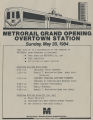 Metrorail Grand Opening Overtown Station