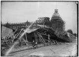 Wind storm damages Varied Industries building