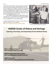 The AMEDD Historian Issue 21 Spring 2018