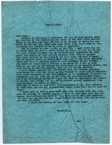 Letter from Dr. Edwin D. Moten to Don Moten, February 16, 1947